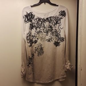 Haut Col V Manches 3/4 Relativity - Taille XL En Coton Rose - Occasion Bon état